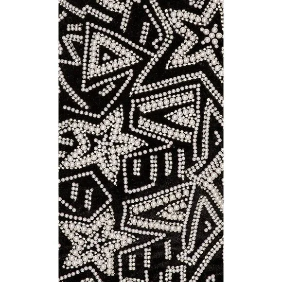 retrofete Nikki Dress Pearl Star Black White - Picture 4 of 4